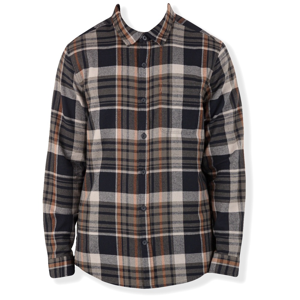 Hurley Portland Organic Flannel Shirt - NWT Mens Medium Multi Plaid - #48127-N1